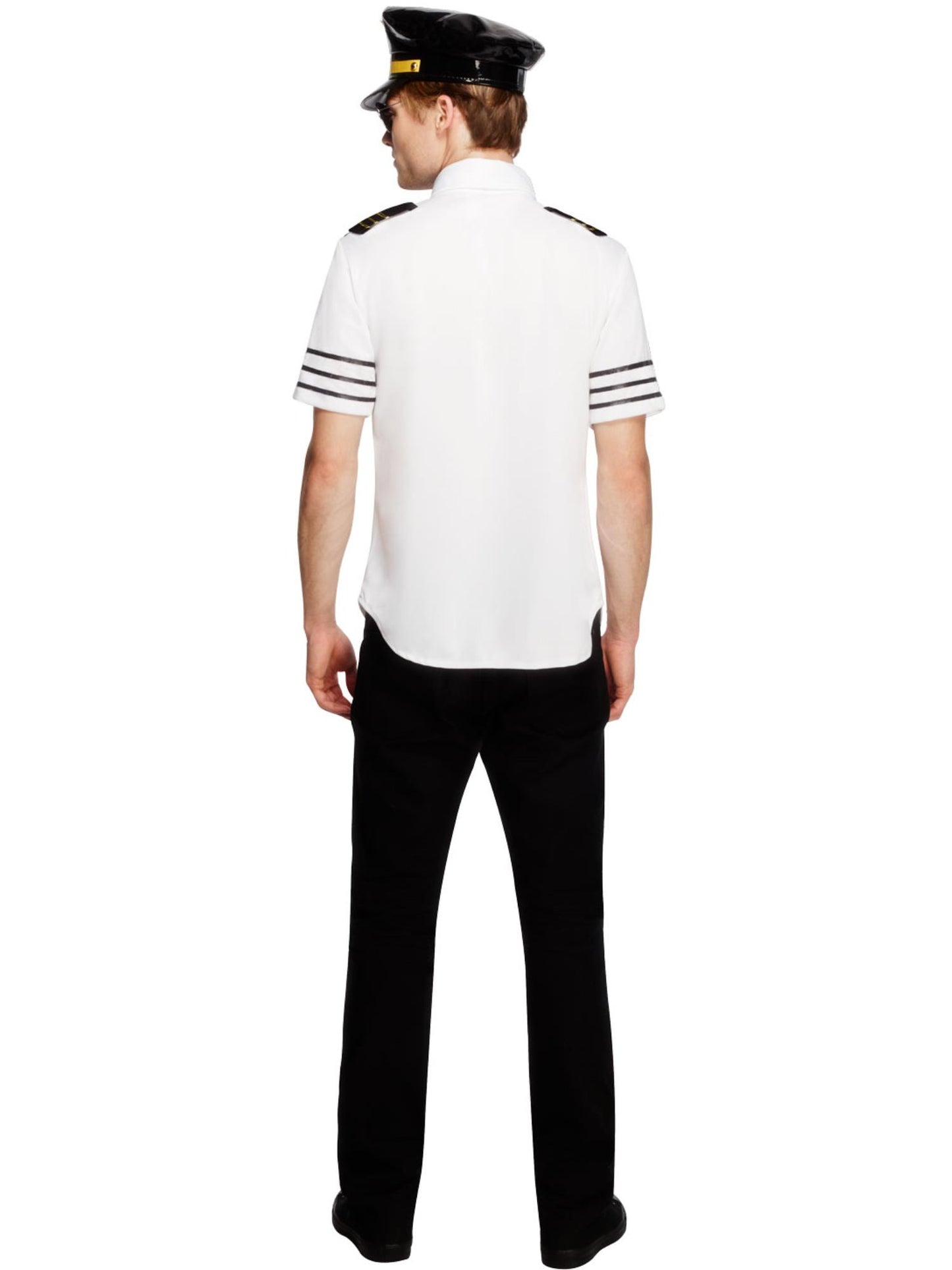 Smiffys AIRLINE Fever Mile High Costume, Black CS für Herren