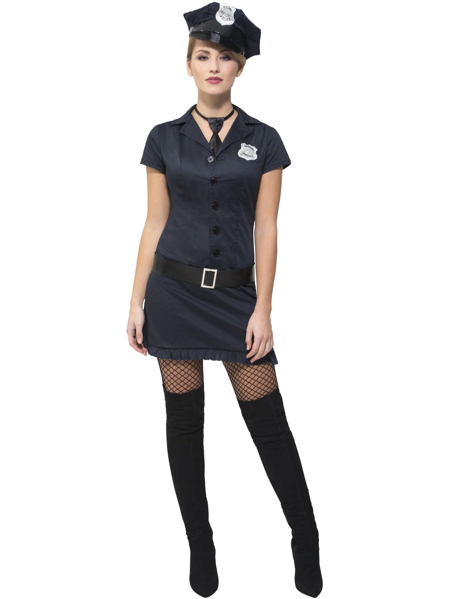 Smiffys COPS&ROBS Fever Naughty Cop, Black CS für Damen