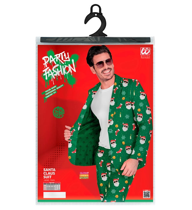 Weihnachtsmann-Anzug bestehend aus rotem Jackett und passender Hose
