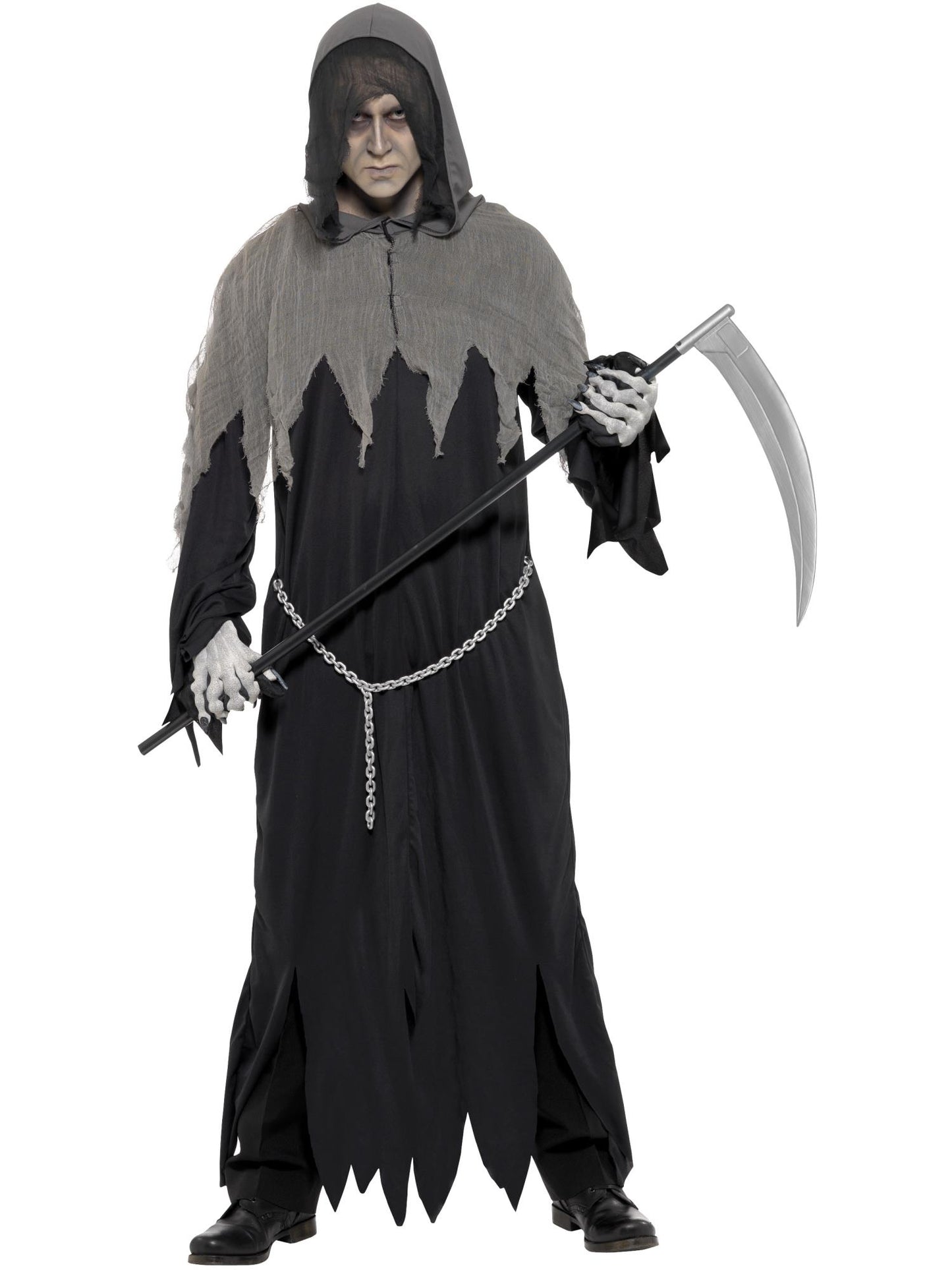 Smiffys GREAPGDIG Grim Reaper Robe Costume, Black CS für Unisex