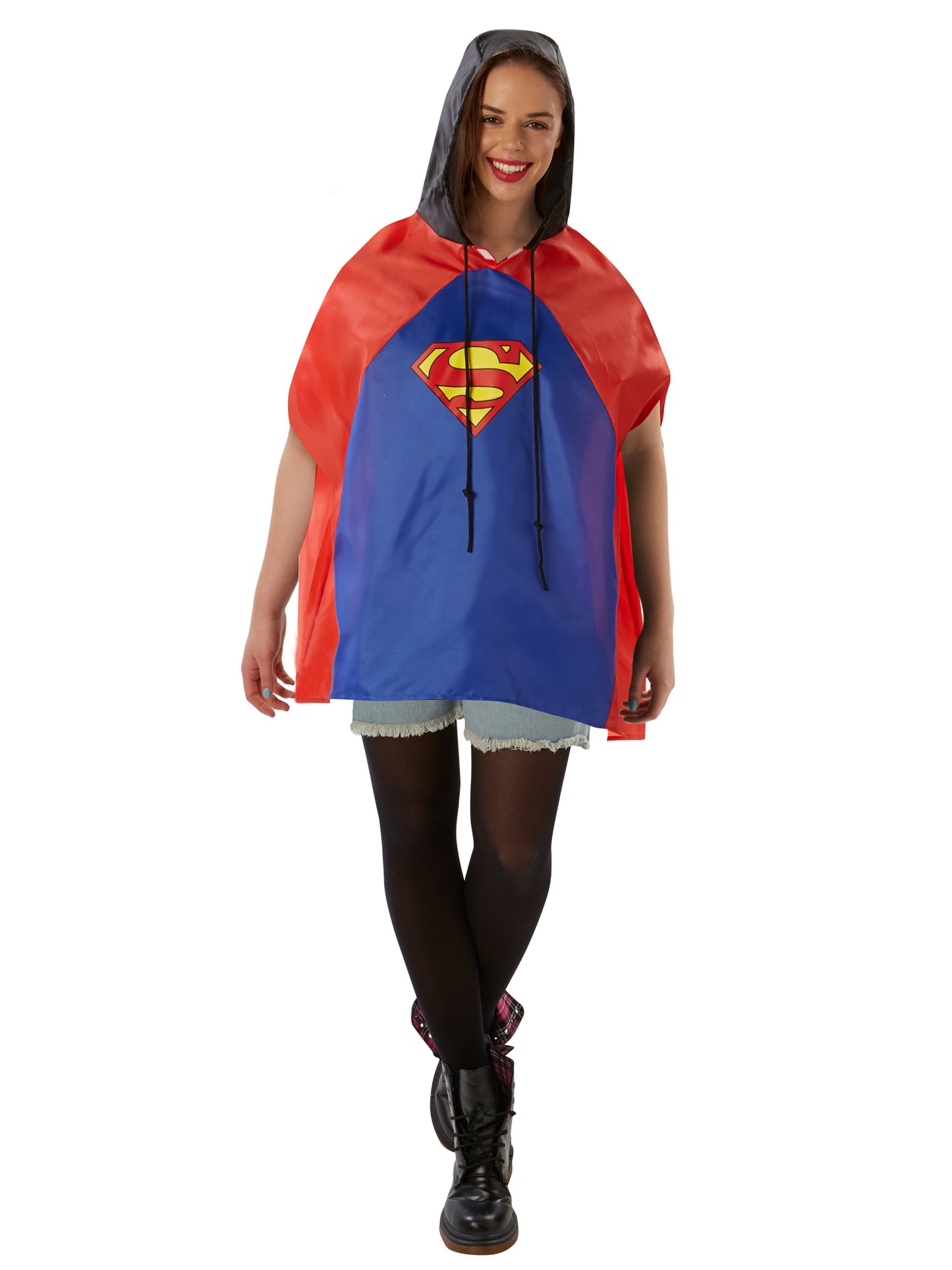 Rubies Superman Shower Proof Poncho Clothing Accessories