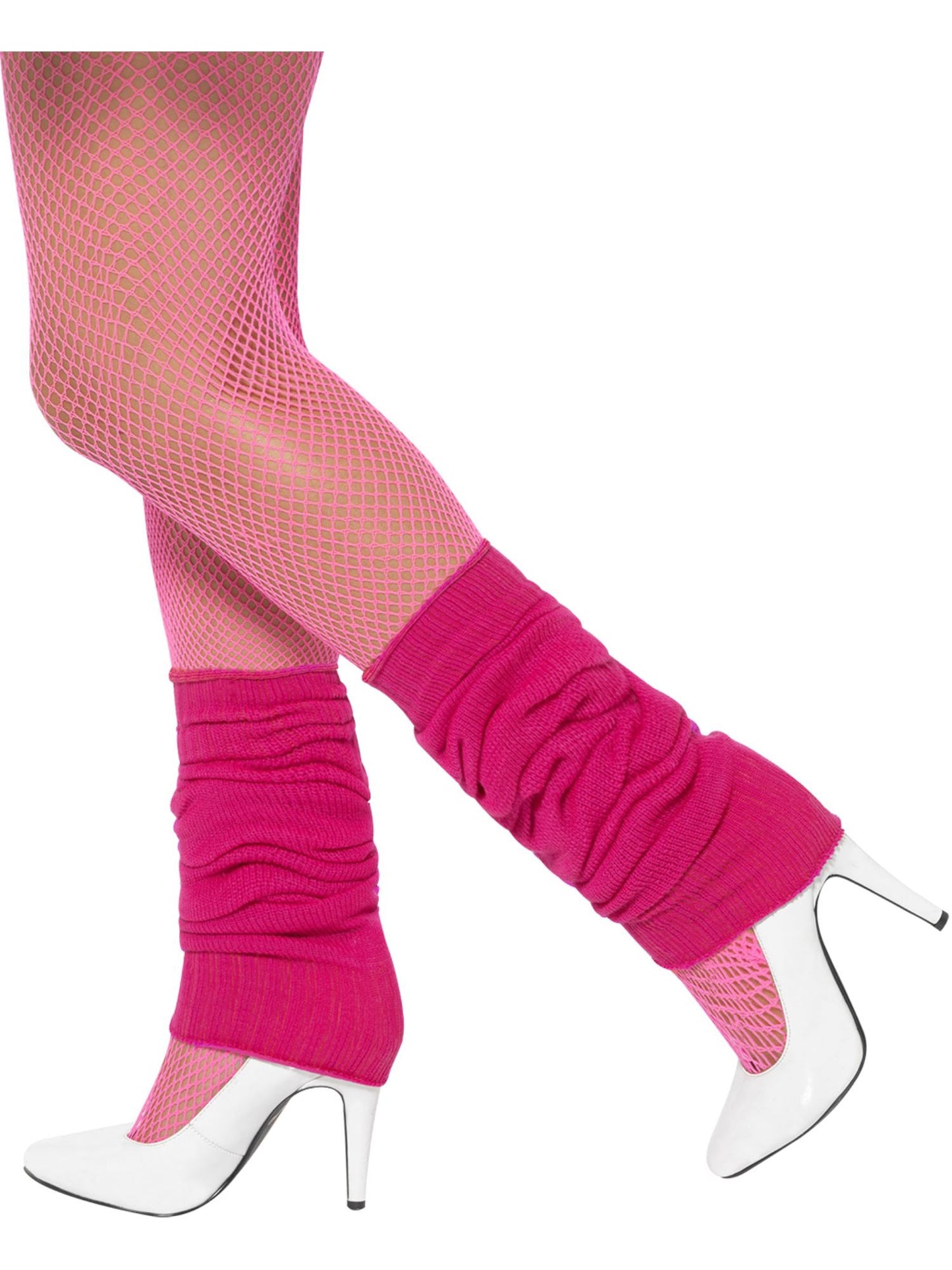 Smiffys Legwarmers, Hot Pink AC für Damen