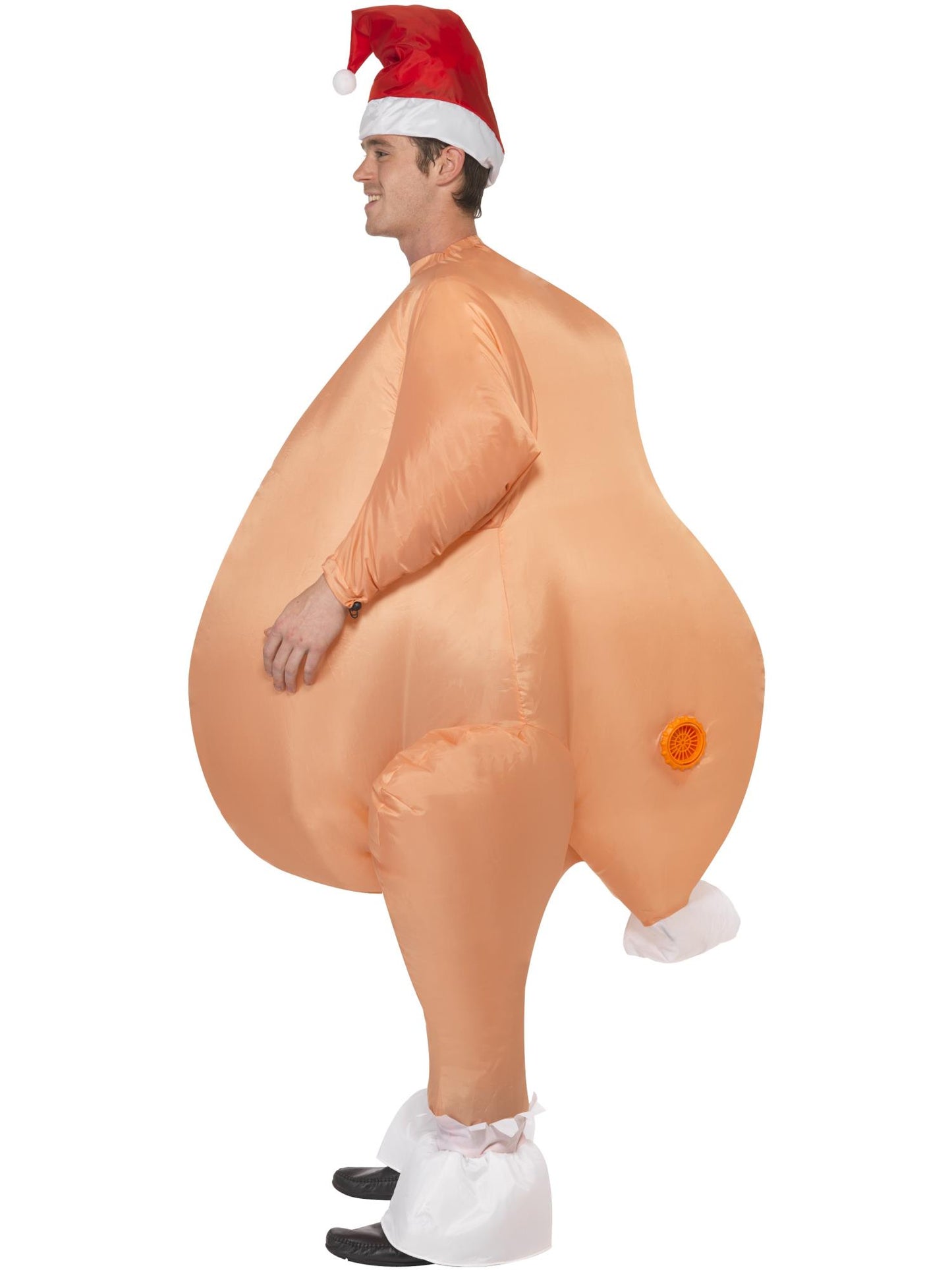 Smiffys COMEDY Inflatable Roast Turkey Costume, Nude CS für Unisex