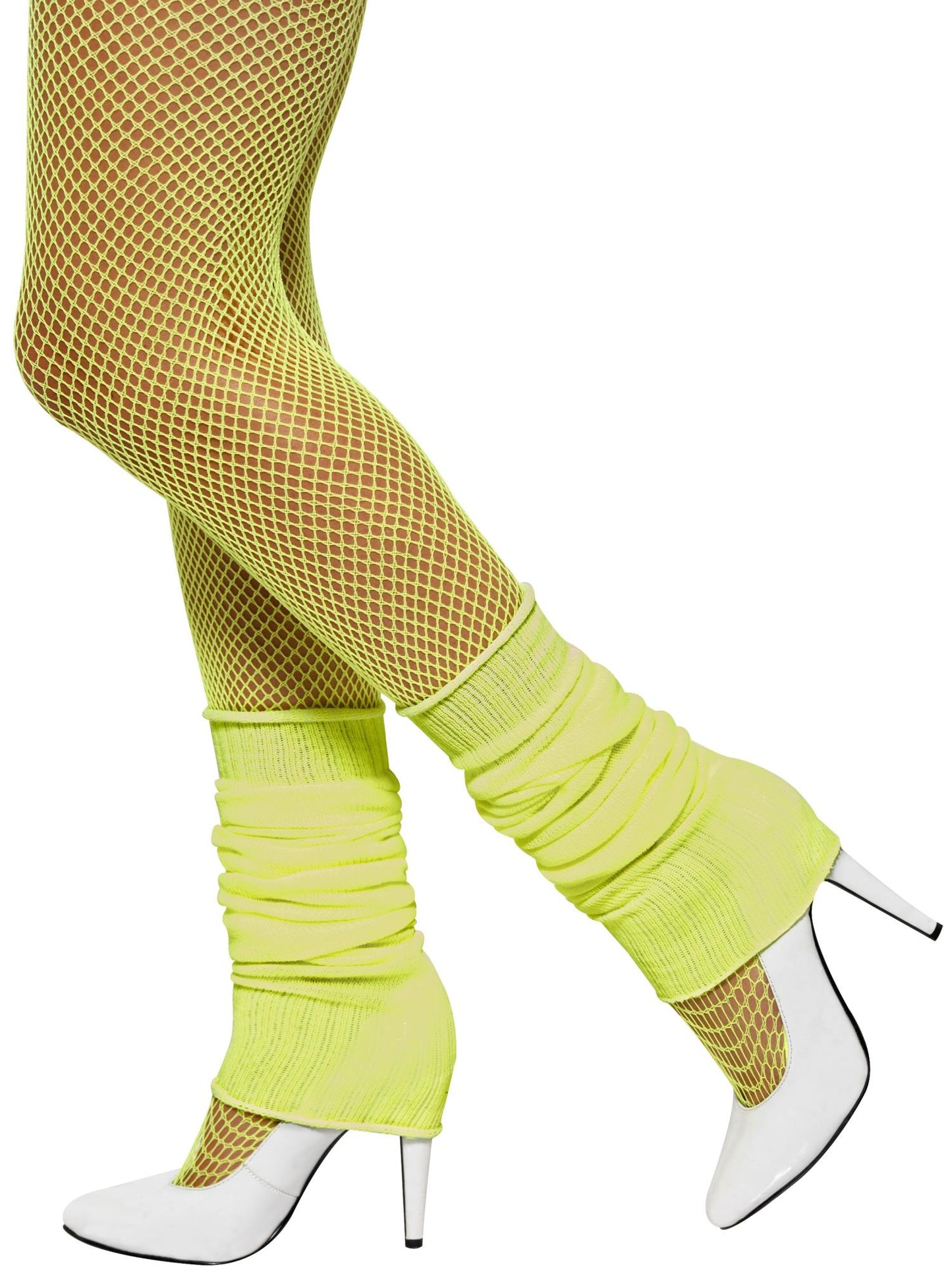 Smiffys Legwarmers, Yellow AC für Damen
