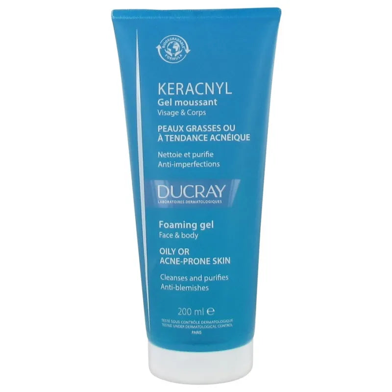 DUCRAY DUCRAY Keracnyl Cleansing Gel 200 ml Reinigungsgel Kosmetik