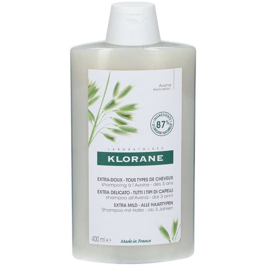 Klorane Klorane, Oat Milk, Haarshampoo, Sanfte Reinigung, 400 ml Regular