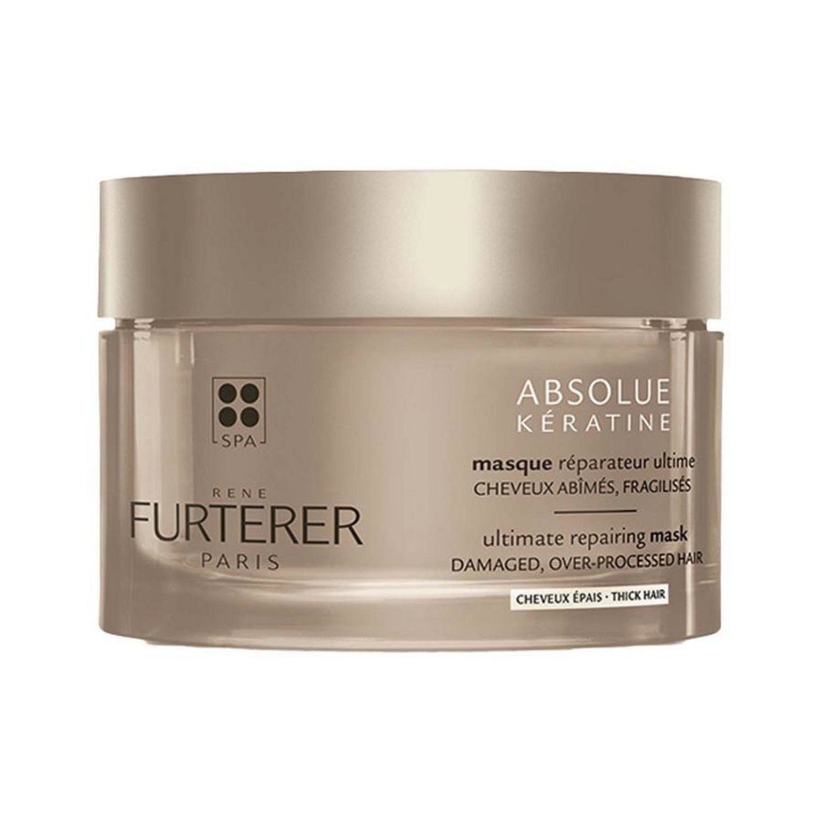 Rene Furterer Rene Furterer, Absolue Keratine, Pflanzenbasiert, Haarbehandlungs-Crememaske, Reparaturen, 200 ml Regular