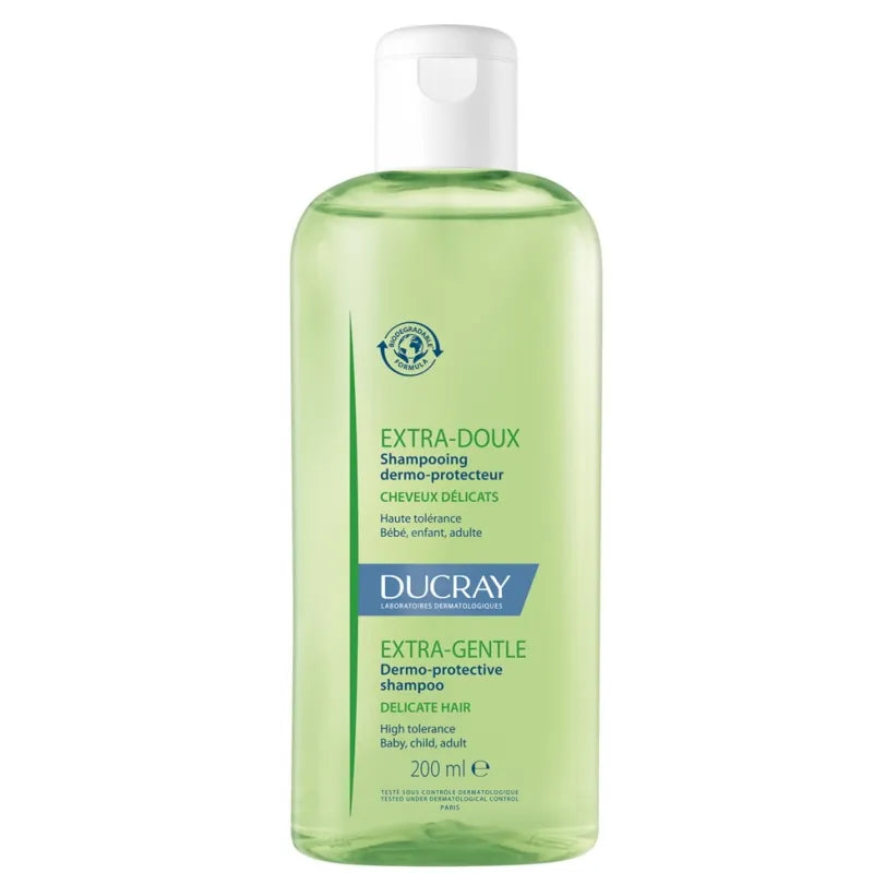 DUCRAY DUCRAY Extra Sanftes Shampoo 200 ml mildes Shampoo für empfindliche Kopfhaut