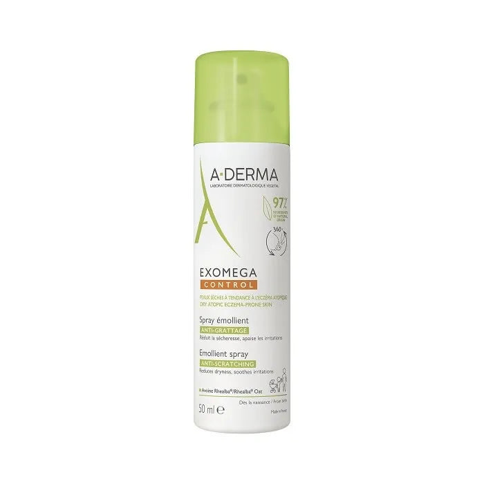 A-DERMA A-DERMA Exomega Control Spray 50 ml Hautpflege Spray Kosmetik