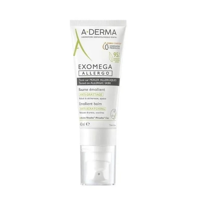 A-DERMA A-DERMA Exomega Allergo Emollient Balsam 40 ml Hautpflege Kosmetik