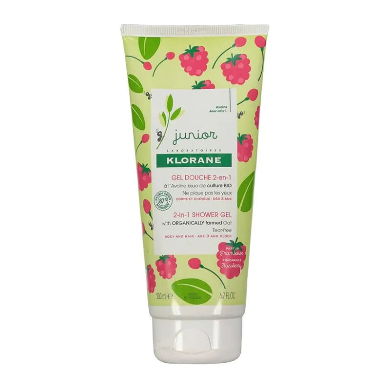 KLORANE Junior Duschgel mit Himbeerduft 200 ml