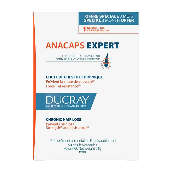 DUCRAY DUCRAY Anacaps Expert Nahrungsergänzung bei Haarausfall 3x30 Kapseln Haarpflege