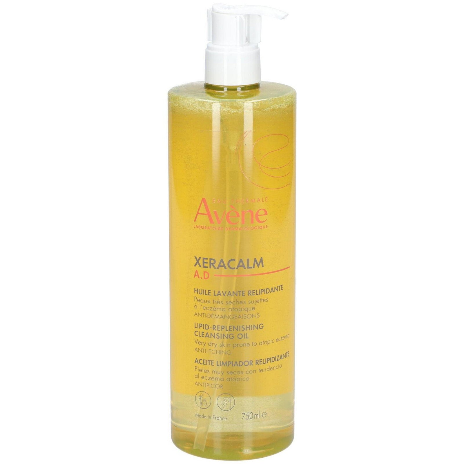 Avene Avene, XeraCalm A.D, Lipid Replenishing, Duschöl, Körper, Sensibel, 750 ml Regular