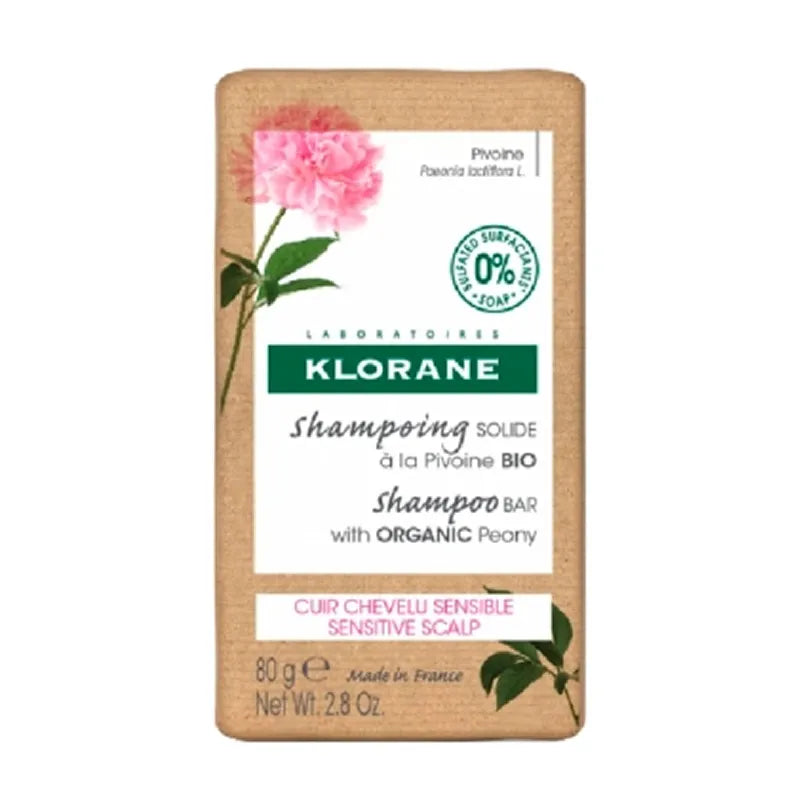 KLORANE KLORANE Festes Shampoo mit Bio-Pfingstrose 80 g