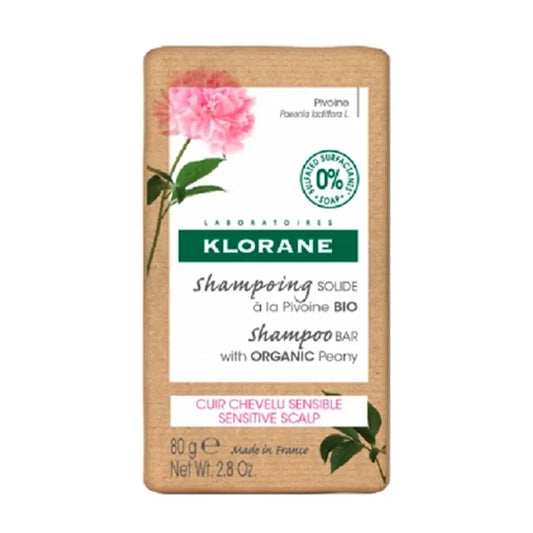 KLORANE KLORANE Festes Shampoo mit Bio-Pfingstrose 80 g festes Haarshampoo
