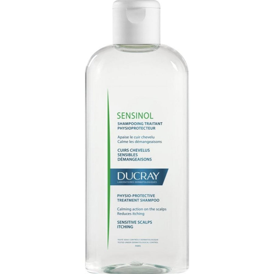 Ducray, Sensinol, Hypoallergen, Haarbehandlung Shampoo, Calming, Für empfindliche Kopfhaut, 200 ml