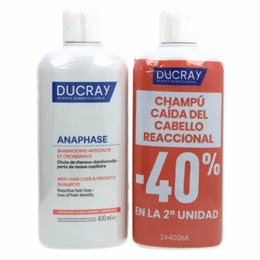 DUCRAY DUCRAY Anaphase Reactive Shampoo gegen Haarausfall 2 x 400 ml