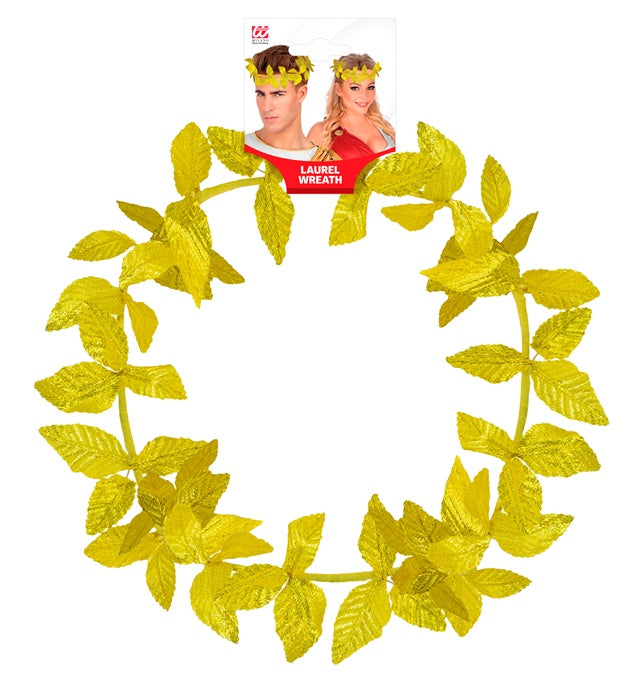 Goldener Lorbeerkranz als Fasnachts- und Kostümaccessoire
