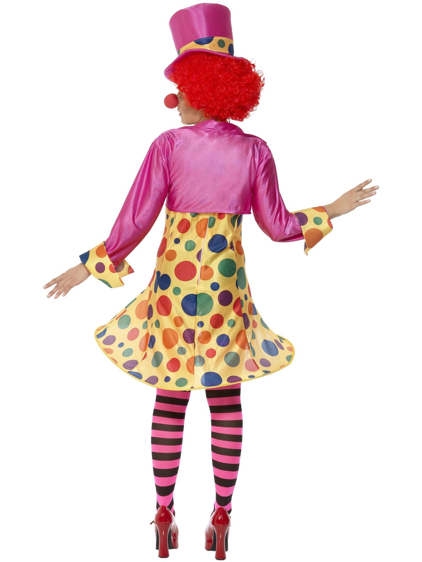Smiffys Clown Lady Costume, Multi-Coloured CS für Damen