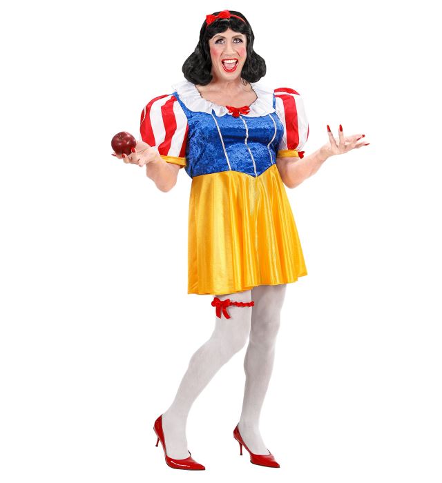 Märchen-Prinzessin Kostüm bestehend aus Kleid, Strumpfband und Haarschleife