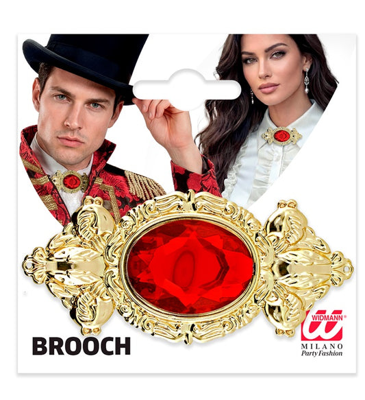 Maxi Brosche als auffälliges Kostümzubehör für Fasnacht und Karneval