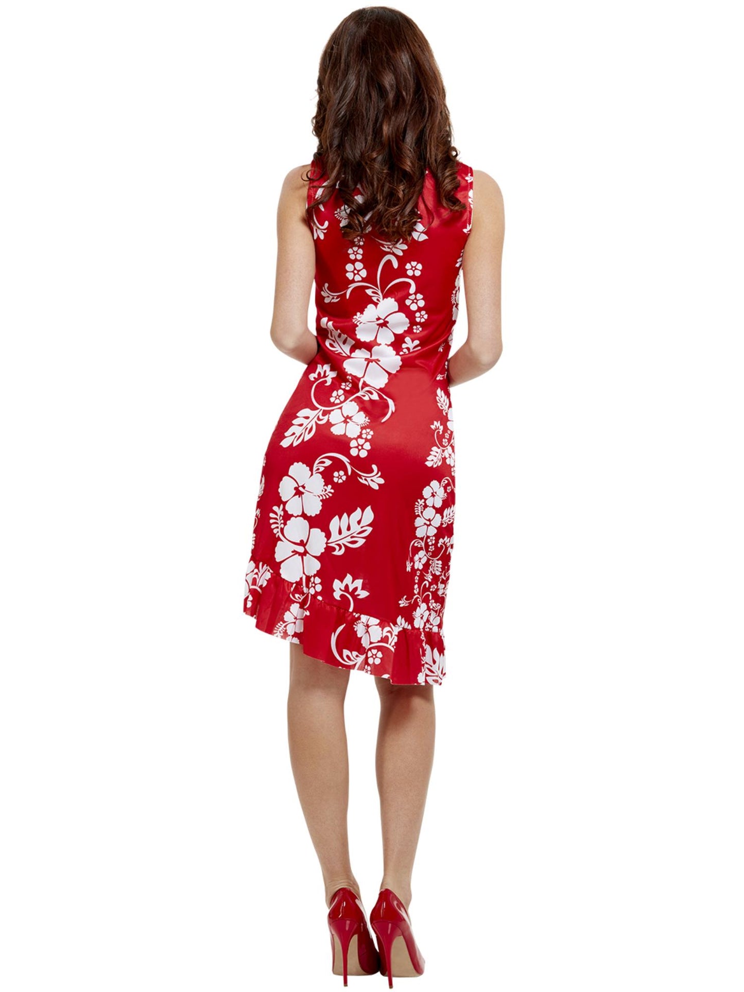Smiffys Hawaiian Beauty Costume, Red CS für Damen