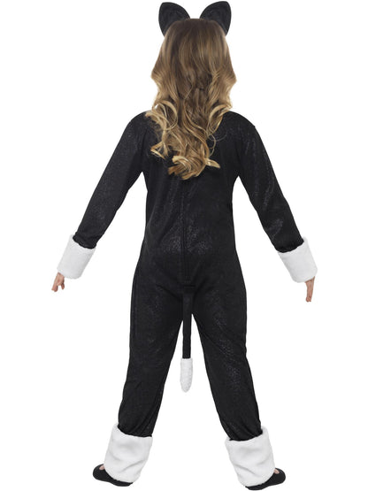 Smiffys Cool Cat Costume, Black CS für Mädchen