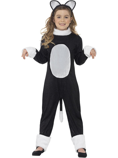 Smiffys Cool Cat Costume, Black CS für Mädchen