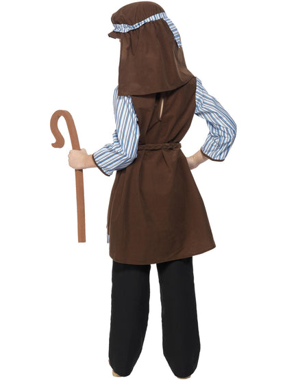 Smiffys NATIVITY Shepherd Costume, Blue & Brown CS für Unisex