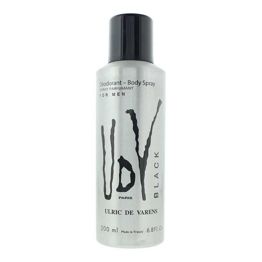Ulric De Varens Ulric De Varens, Black, Deodorant Spray, Für Männer, 200 ml Regular