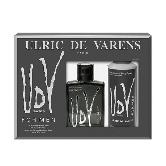 ULRIC DE VARENS UDV Black Herren Eau de Toilette Set 2 x 100 ml Parfüm