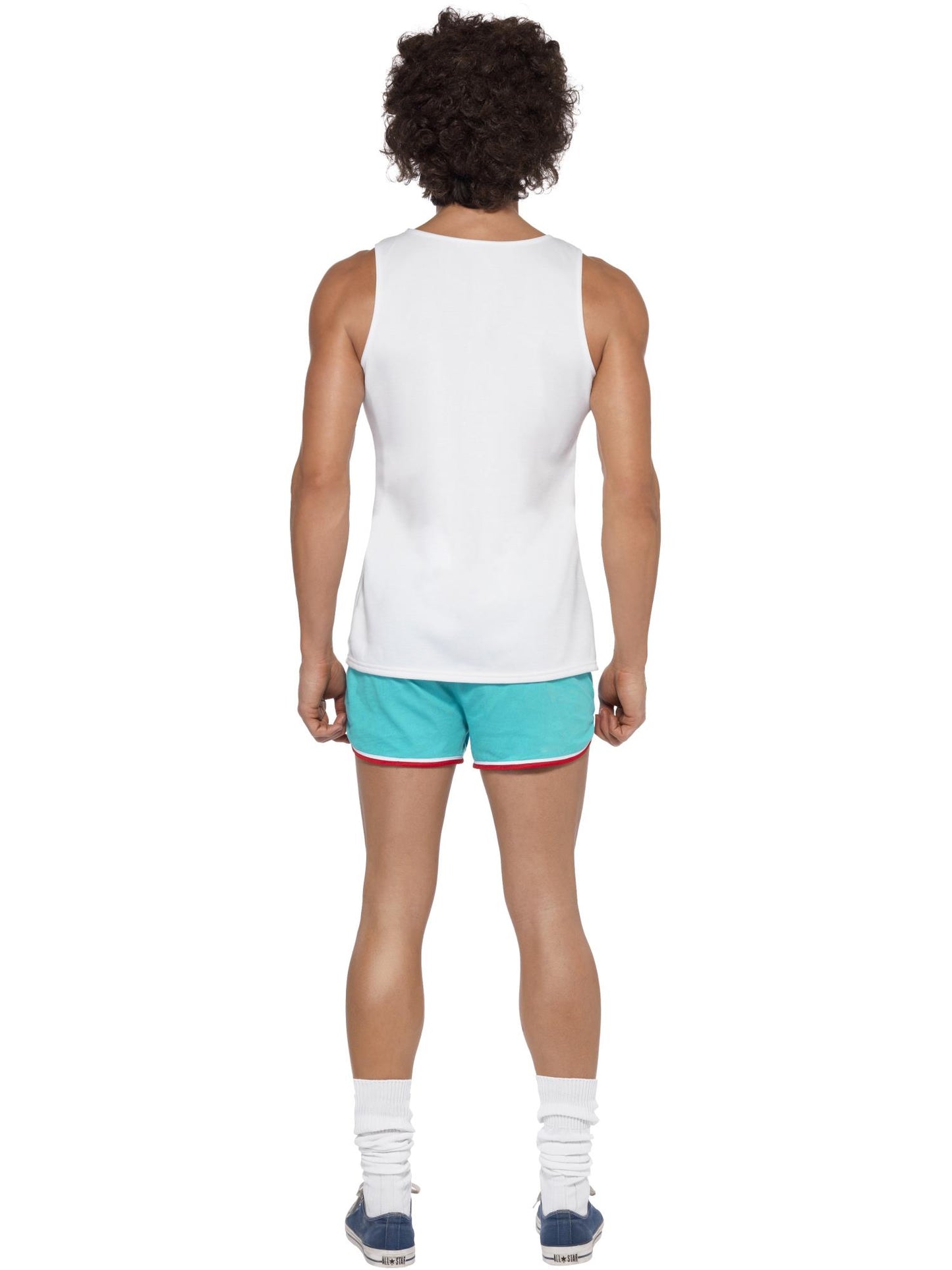 Smiffys COMEDY 118118 Runner Costume, White CS für Unisex