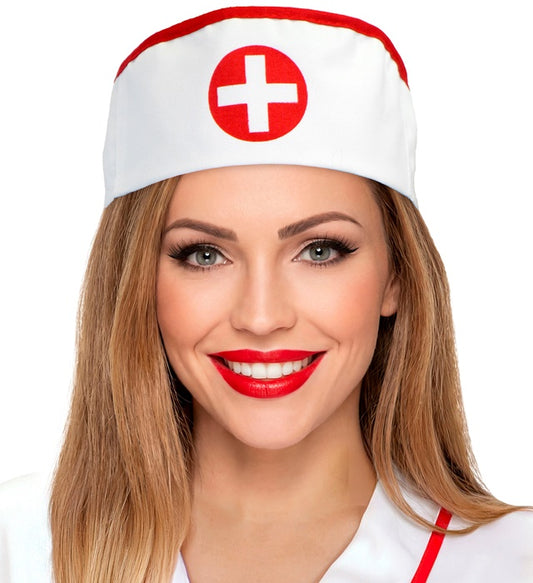 Klassische Krankenschwester Haube für Fasnacht Kostüm