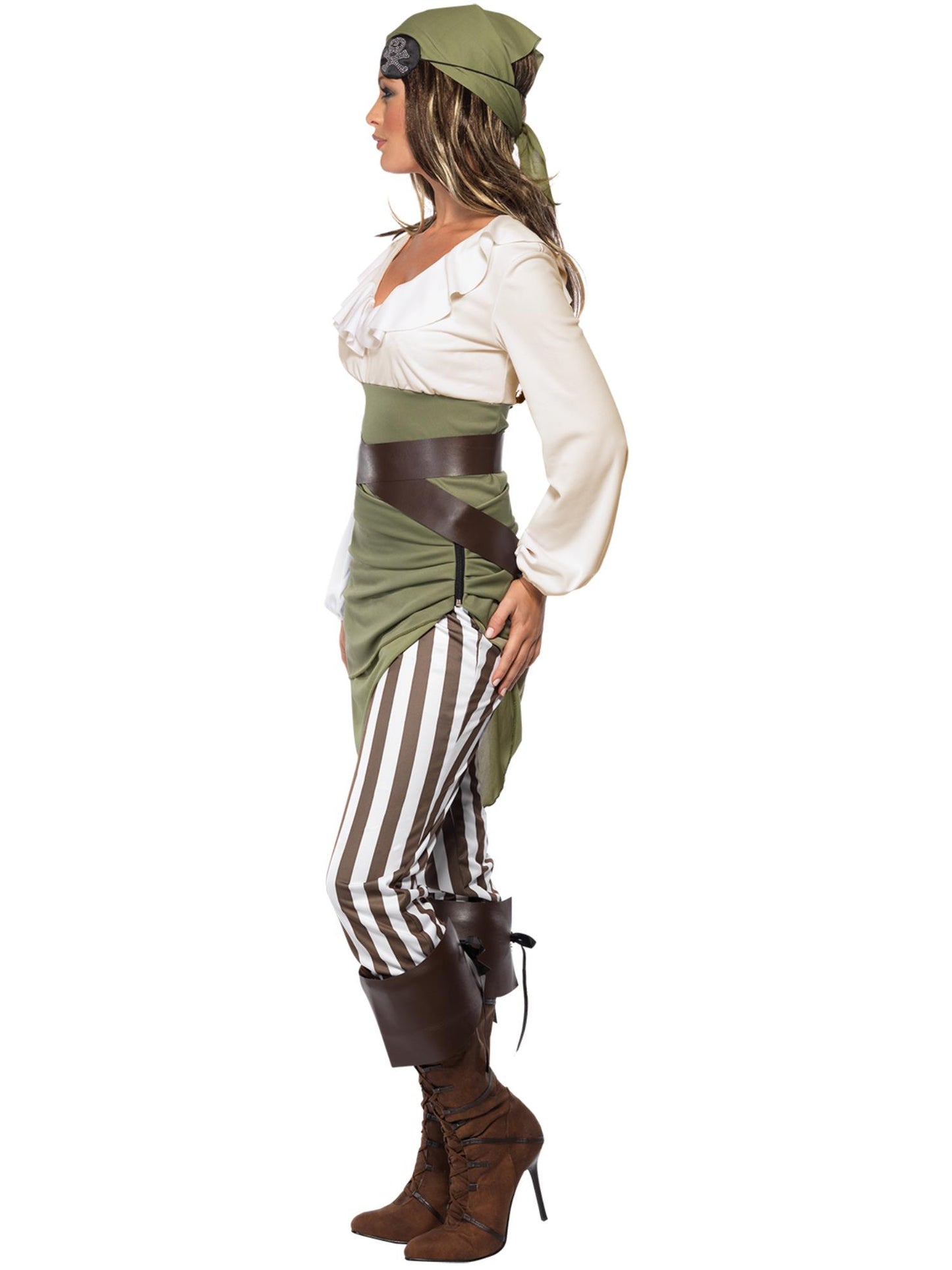 Smiffys PIRATE Shipmate Sweetie Costume, Green CS für Damen