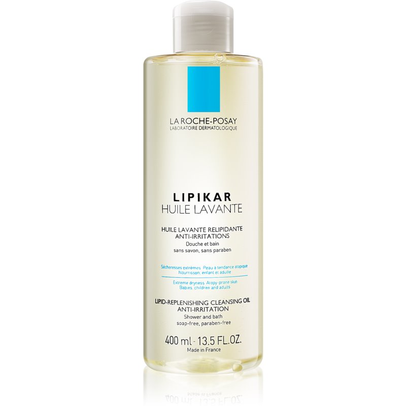 La Roche-Posay, Lipikar, Gegen Trockenheit, Reinigungsöl, Der ganze Körper, 400 ml *Tester
