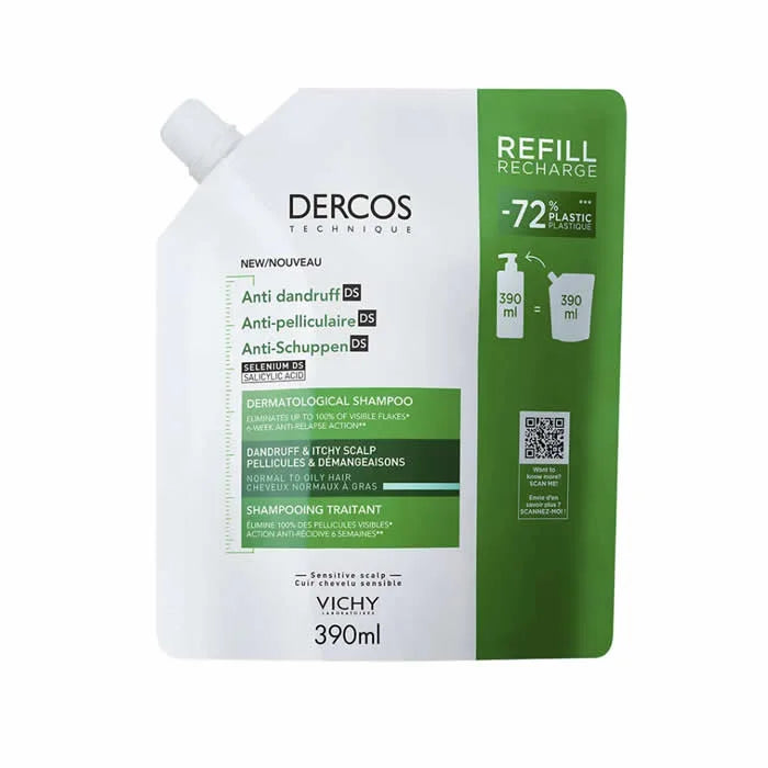 VICHY VICHY Dercos Anti-Schuppen Shampoo Nachfüllpack für normales bis fettiges Haar 390 ml