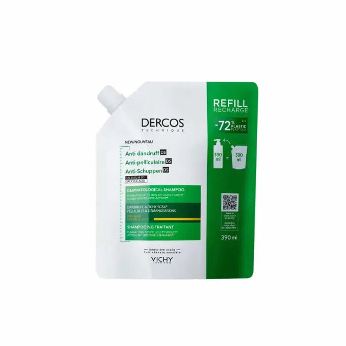 VICHY Vichy Dercos Anti-Schuppen Pflegeshampoo für trockenes Haar 390 ml Refill