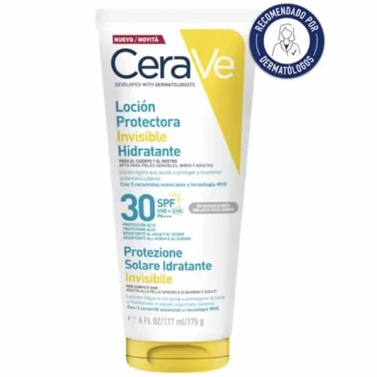 CERAVE CERAVE Invisible Hydrating Protective Lotion SPF 30 177 ml Gesichtslotion Bodylotion