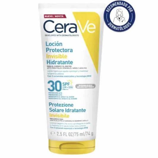 CERAVE CERAVE Invisible Hydrating Protective Lotion SPF 30 75 ml Gesichtslotion Bodylotion
