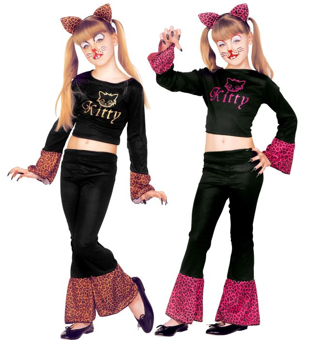 KITTY sort. in 2 Farben (Bluse, Hose, Ohren)
