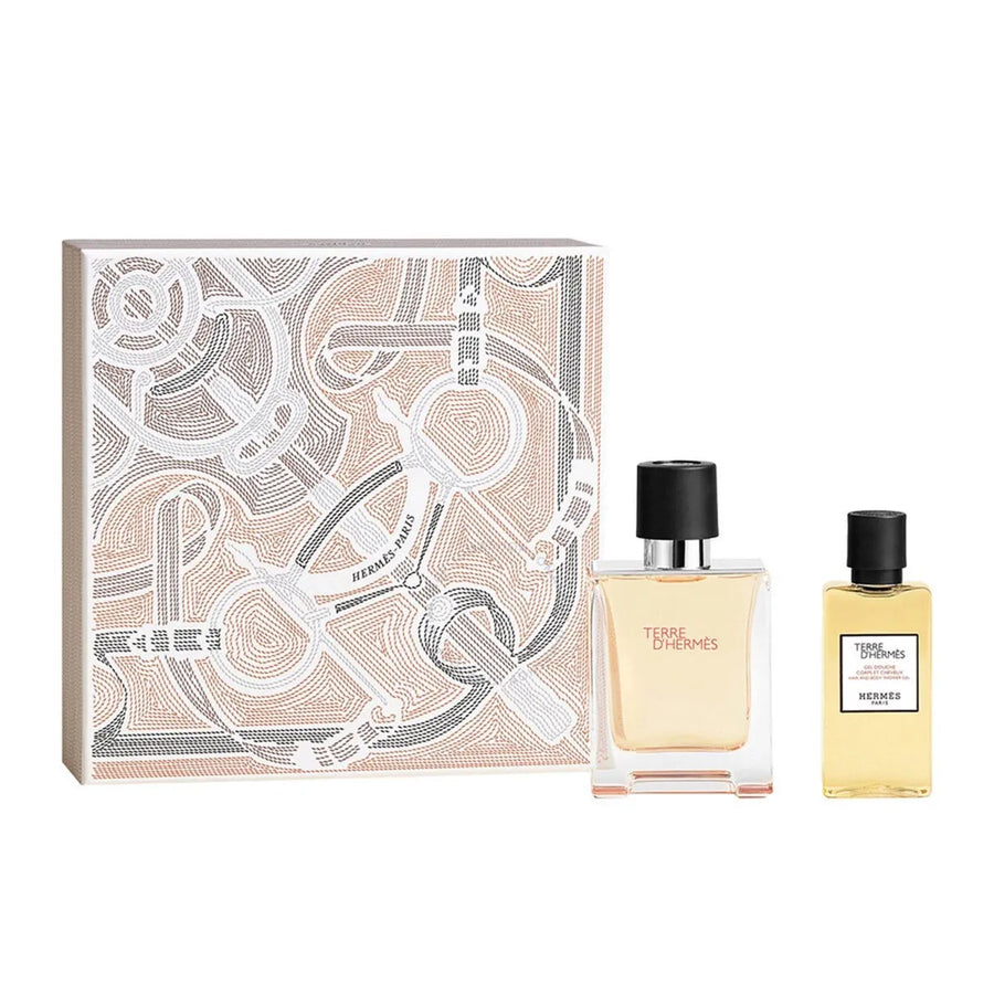 Hermès Terre d’Hermès Eau de Toilette Set 50 ml mit Duschgel 40 ml