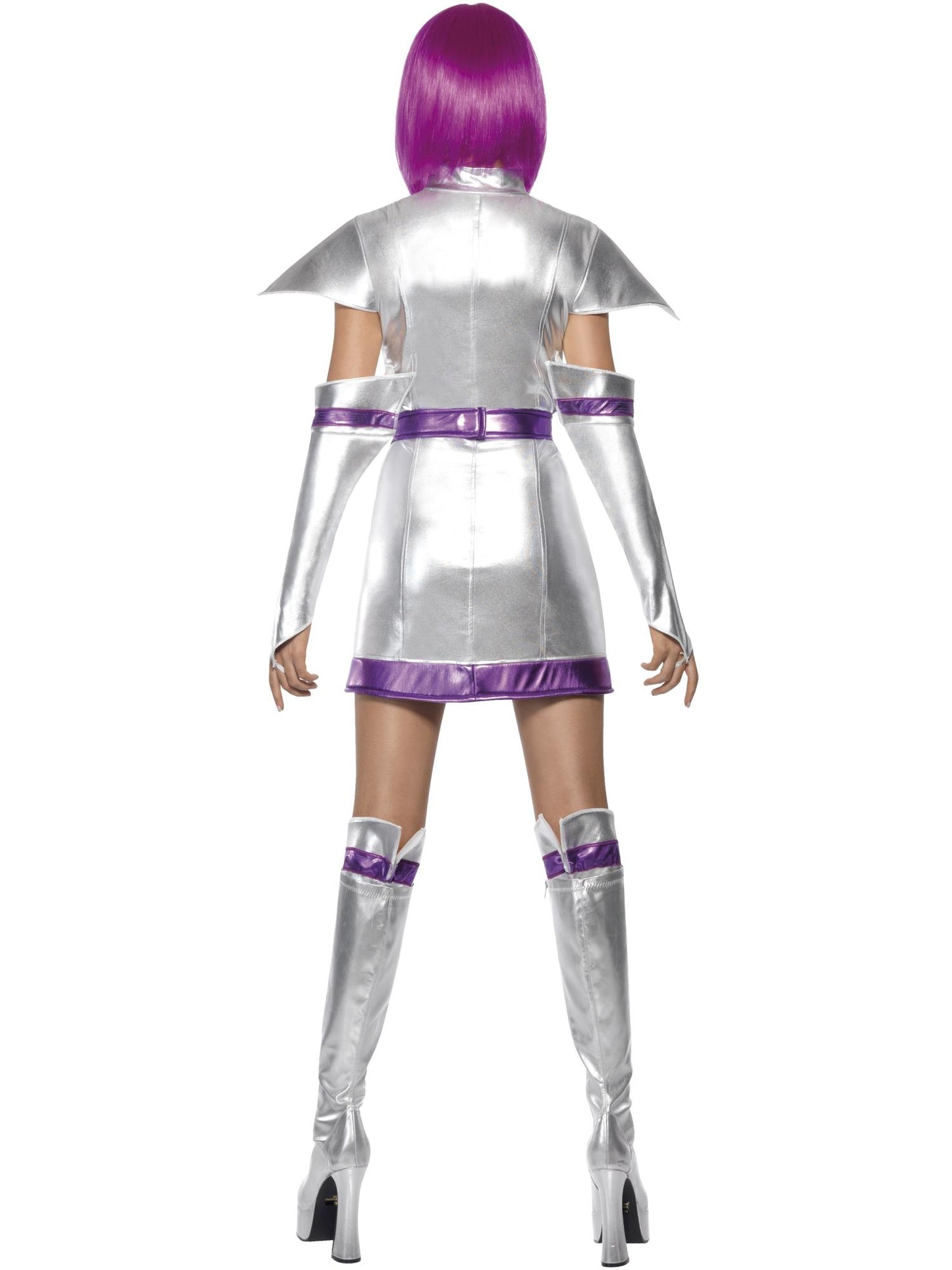 Smiffys Fever Space Cadet Costume, Silver Metallic CS für Damen