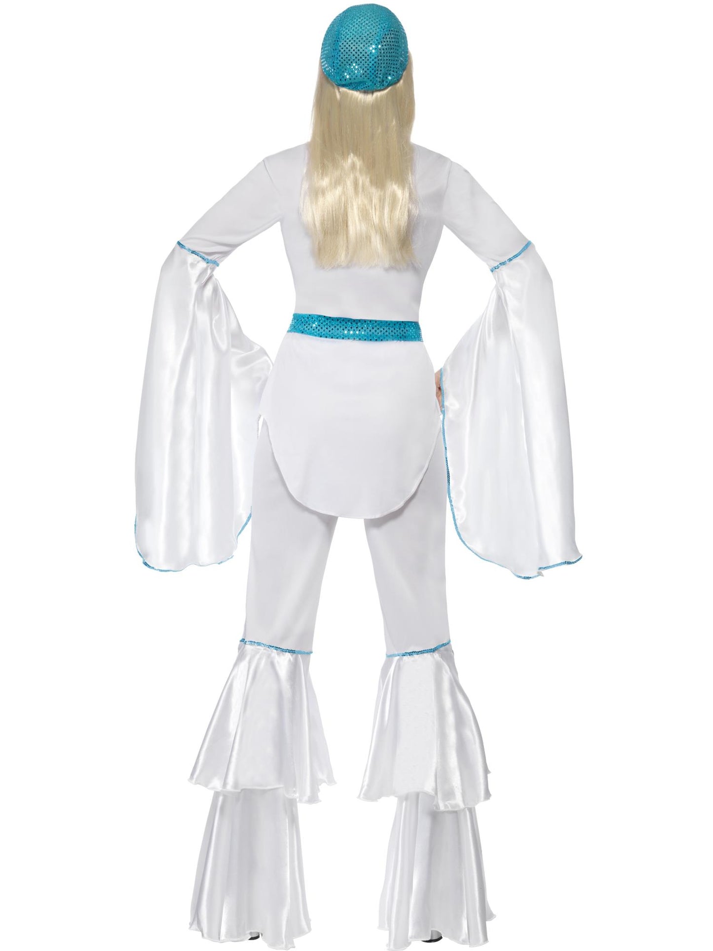 Smiffys DISCO Super Trooper Costume, White CS für Damen
