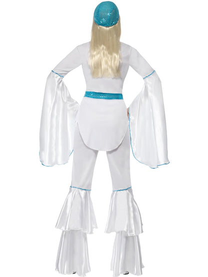 Smiffys DISCO Super Trooper Costume, White CS für Damen