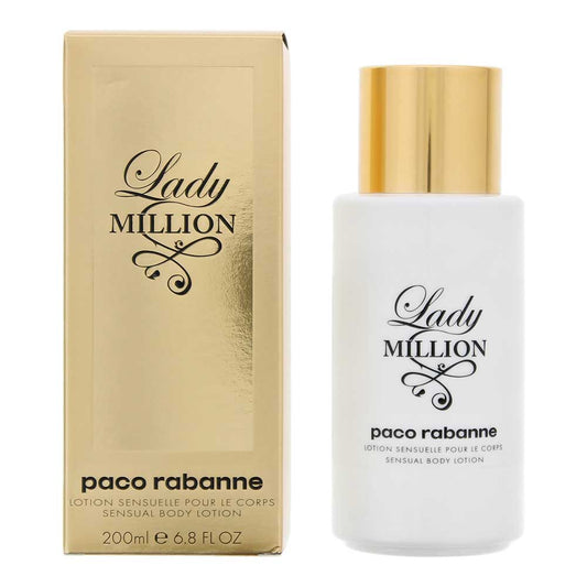 Paco Rabanne Paco Rabanne, Lady Million, Feuchtigkeitsspendend, Körperlotion, 200 ml Regular
