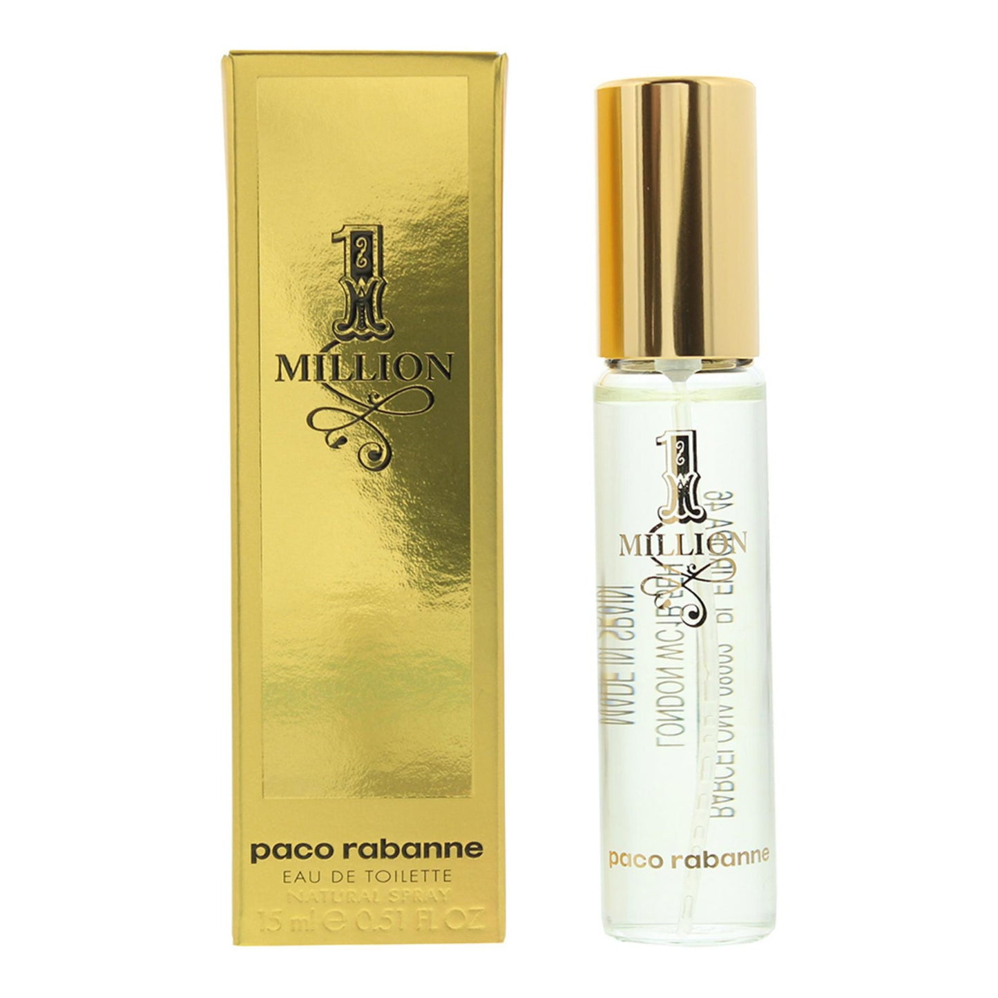 Paco Rabanne Paco Rabanne, 1 Million, Eau de Toilette, Für Männer, 15 ml Regular