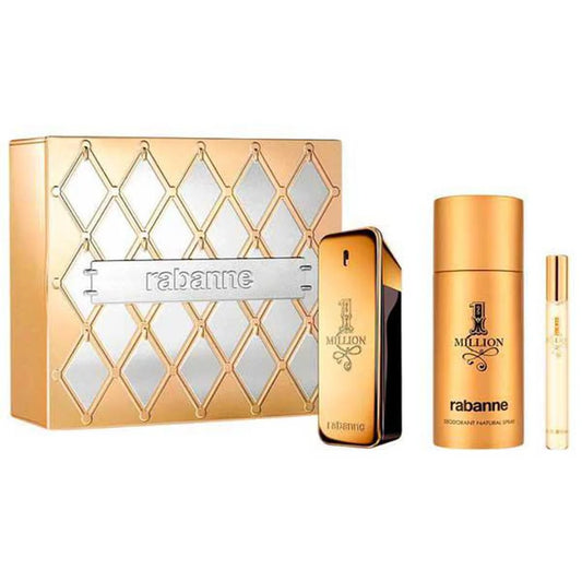 PACO RABANNE Paco Rabanne 1 Million Set Eau de Toilette 100 ml Desodorant 150 ml Eau de Toilette 10 ml Parfüm