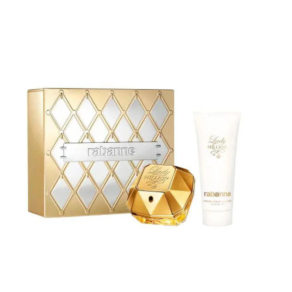 PACO RABANNE PACO RABANNE Lady Million Eau de Parfum 80 ml Sensual Körperlotion 100 ml Eau de Parfum 5 Parfüm