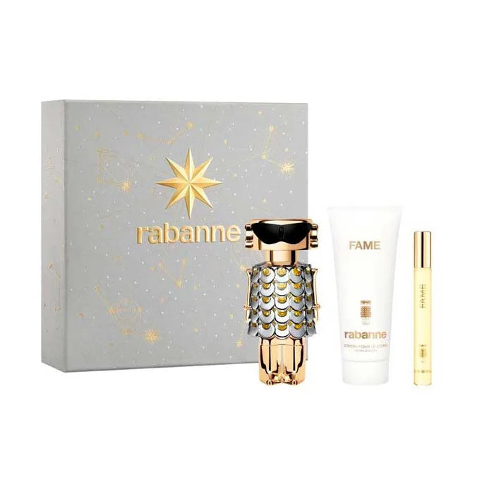 Paco Rabanne Fame Eau de Parfum Spray 50 ml Set, 3-teilig