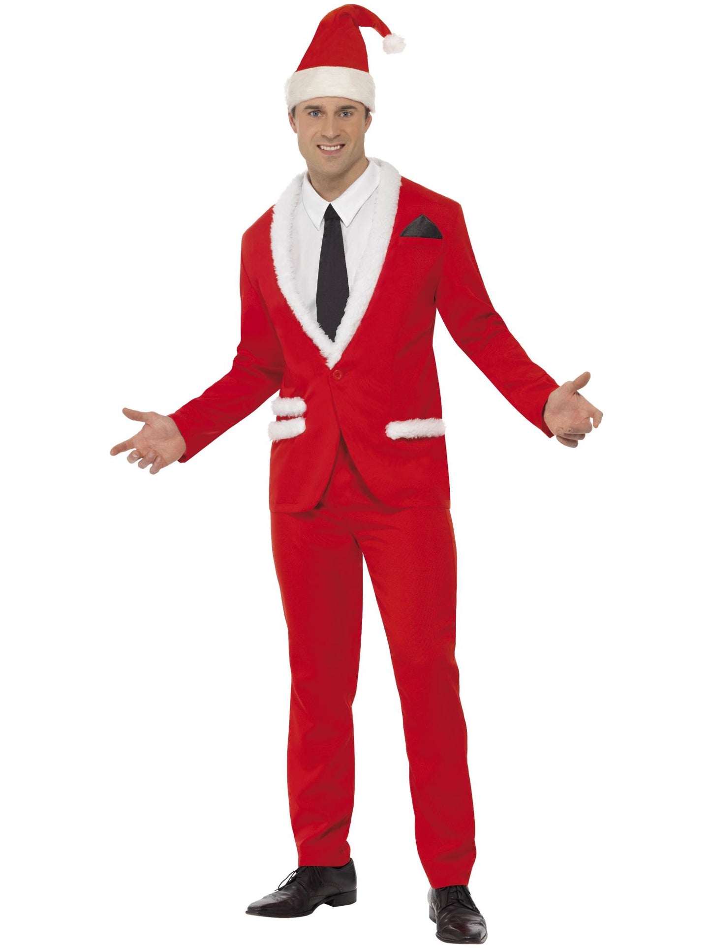 Smiffys Santa Cool Costume, Red CS für Herren